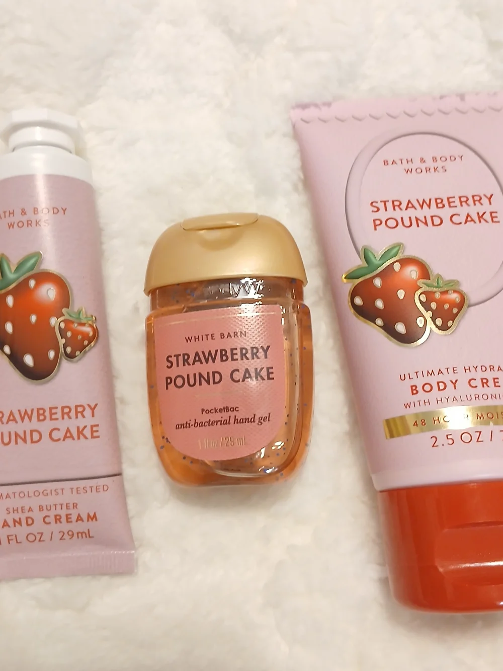 Bath & Body Works Body Cream & Hand Cream Gift Set - Pink